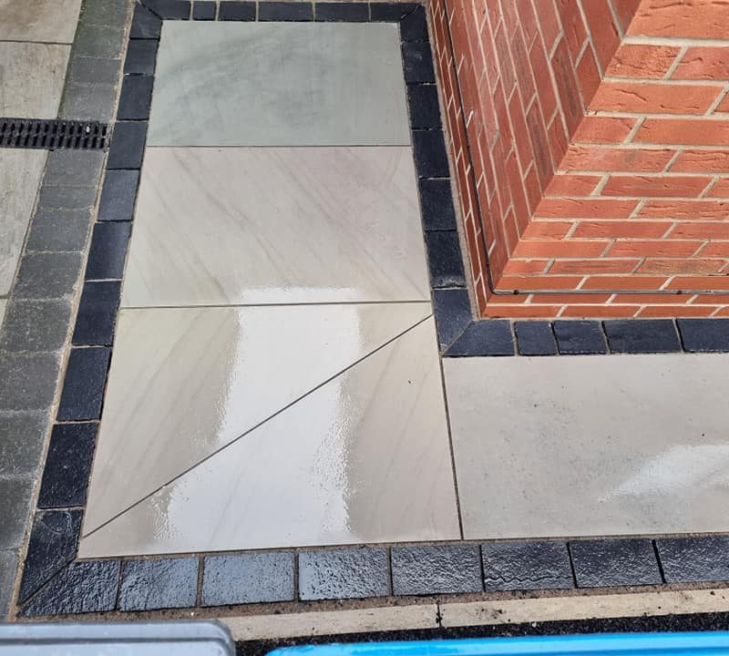 Sawn Grey Smooth Sandstone Mixed Sizes 17.82m2 Pack