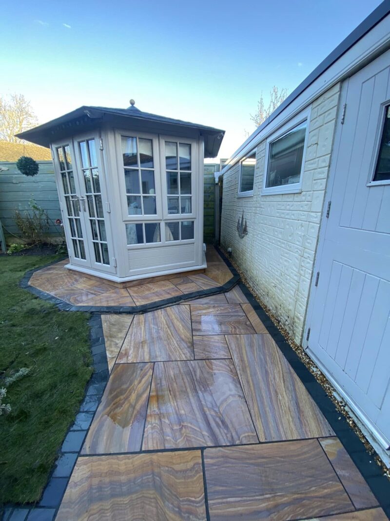 Rainbow Sandstone Mixed Size Sawn & Honed