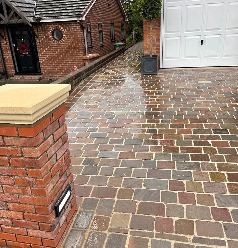 Raj Blend Block Paving Mixed Sizes