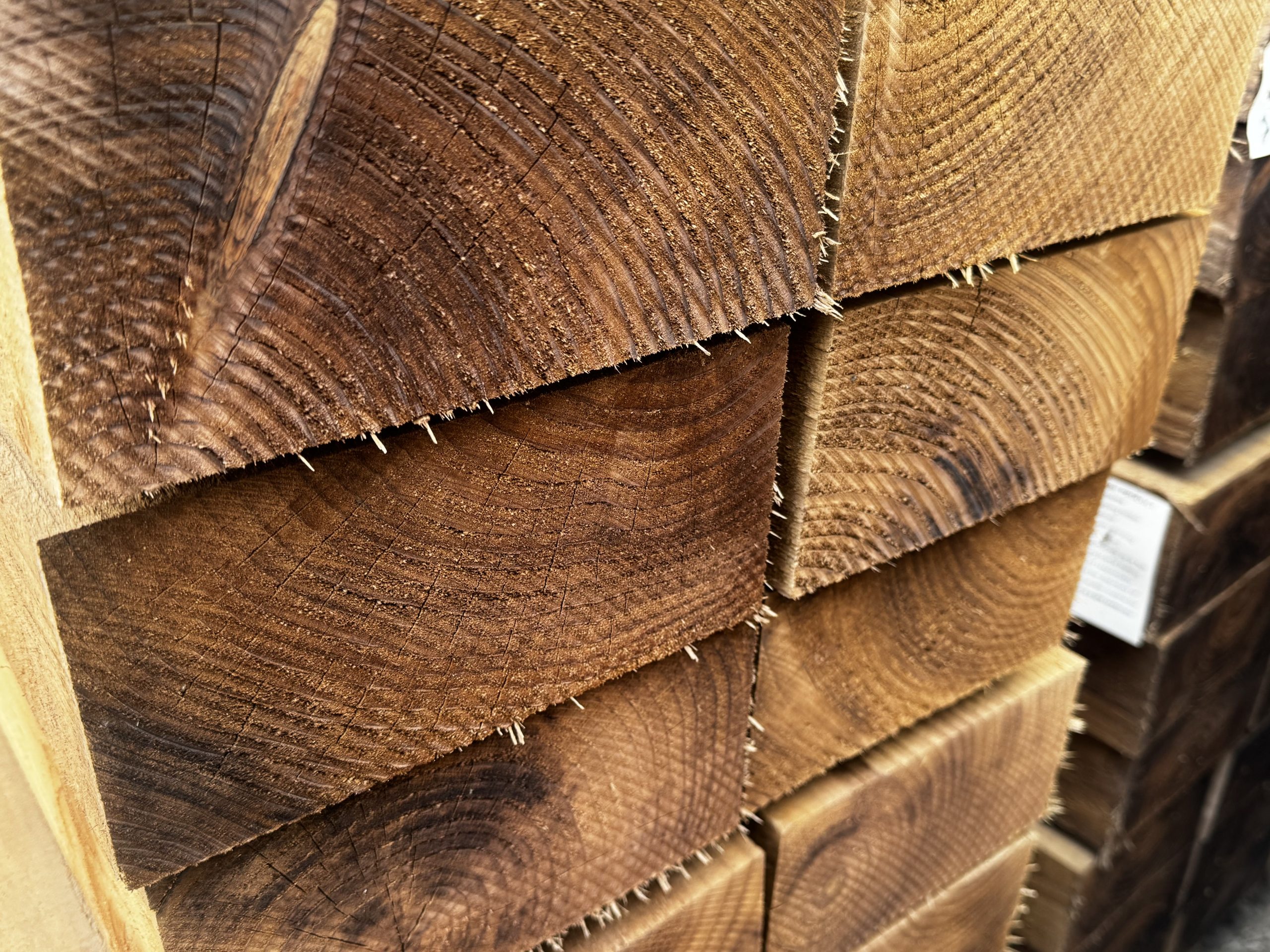 Brown Treated Sleepers - 2.4x200x100 - Image 2