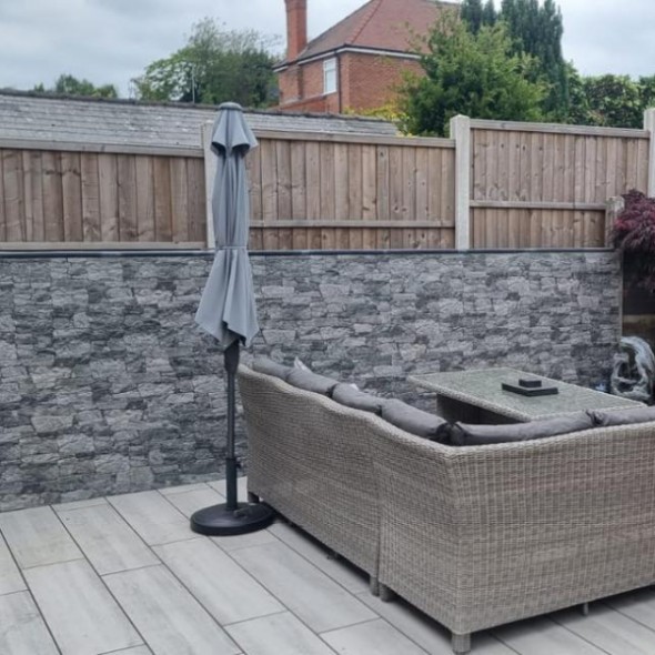 Graphite Porcelain Interlocking Cladding - Image 3