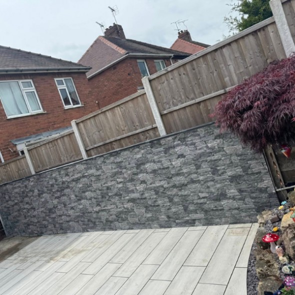 Graphite Porcelain Interlocking Cladding - Image 2