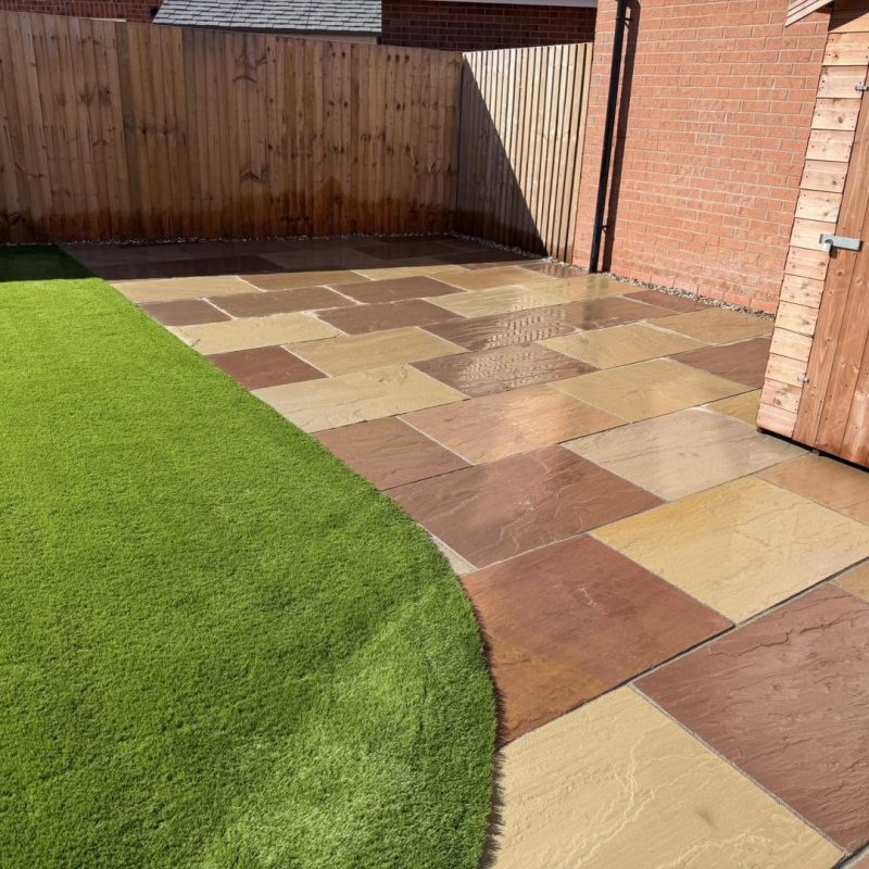 Raj Blend Sandstone 18mm Patio Pack