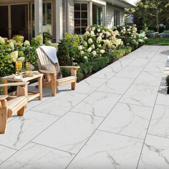 Marble White Porcelain 900x600 44pcs (End of Batch)