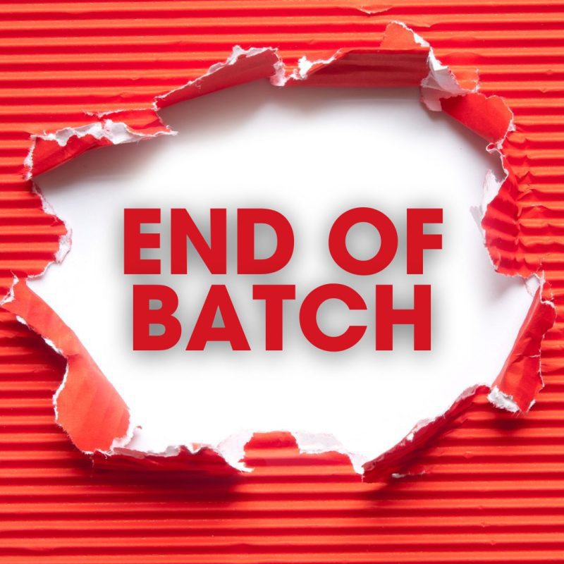 End Of Batch