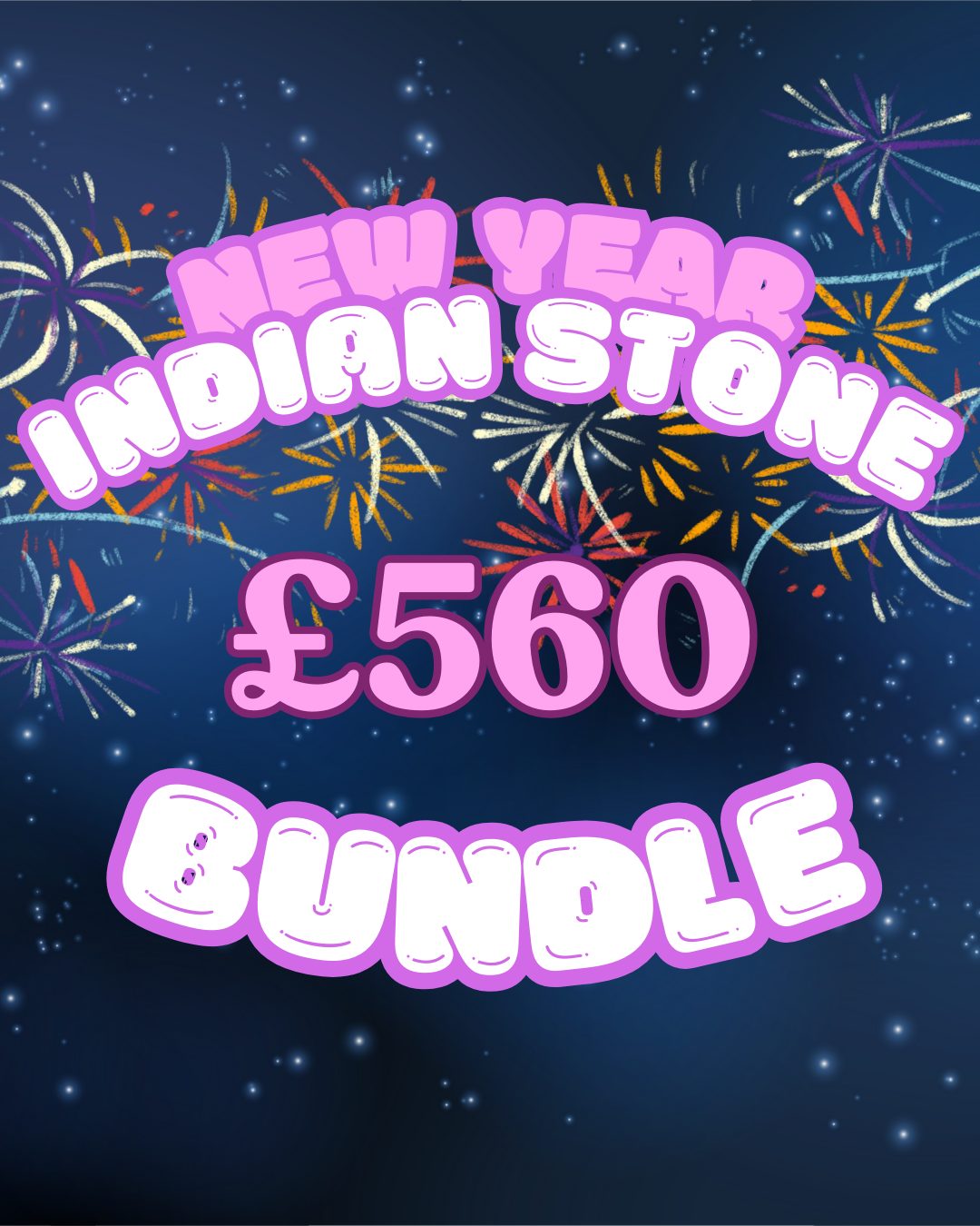 New Year Indian Stone Patio Bundle