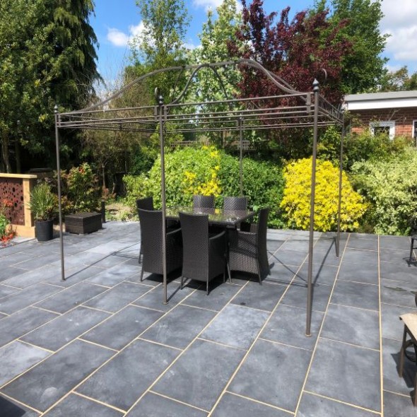 Black Limestone 900x600 Calibrated & Hand-cut Edges